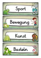 Vorschau - Poster - Tagestransparenz - Frosch für die Froschklasse - Grundschule - Seite 2
