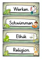 Vorschau - Poster - Tagestransparenz - Frosch für die Froschklasse - Grundschule - Seite 3