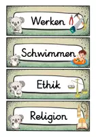Vorschau - Poster - Tagestransparenz - Koala für die Koalaklasse - Grundschule - Seite 3