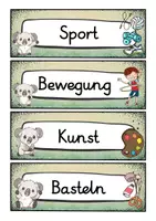 Vorschau - Poster - Tagestransparenz - Koala für die Koalaklasse - Grundschule - Seite 2