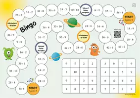 Vorschau - Arbeitsblätter - Division - Grundlagen (1 bis 100) - Spiel - Seite 3