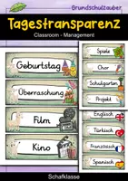 Vorschau - Poster - Tagestransparenz - Schaf für die Schafklasse - Grundschule - Deckblatt