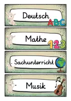 Vorschau - Poster - Tagestransparenz - Schaf für die Schafklasse - Grundschule - Seite 1