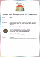 Vorschau - Merkblätter - Bildergeschichte: Tafelmaterial (Aufbau) - Deutsch - Kl. 2/3 - Seite 1