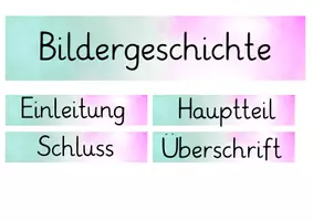 Vorschau - Merkblätter - Bildergeschichte: Tafelmaterial (Aufbau) - Deutsch - Kl. 2/3 - Seite 2