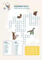 Aperçu - Feuilles d'exercices - The velociraptor, Crosswords - Page 1