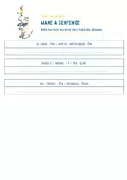 Aperçu - Apprentissages en autonomie - The velociraptor, Make a sentence - Page 3
