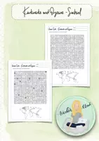 Vorschau - Arbeitsblätter - Kontinente und Ozeane - Suchsel - Deckblatt