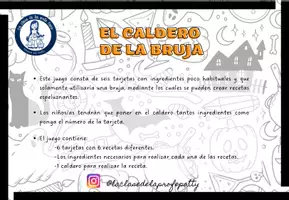 Vista previa - Hojas de trabajo - Juego: el caldero de la bruja - página 2