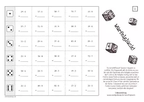 Vorschau - Arbeitsblätter - Division / Dividieren mit Rest - Spiel - Seite 3