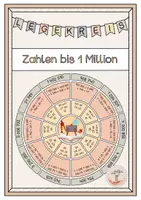 Vorschau - Stationenlernen - Zahlen bis 1 Million Legekreis - Deckblatt