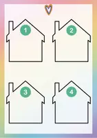 Vista previa - Unidades / Secuencias / Situaciones de Aprendizaje - Casas de los números: Juego matemático infantil - página 1