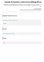 Vista previa - Hojas de trabajo - TARJETAS COMPRENSIÓN LECTORA. LEE, ESCRIBE O COLOCA.NIVEL 1 Y 2. - página 1
