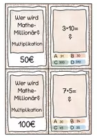 Vorschau - Stationenlernen - Wer wird Mathe-Millionär Multiplikation - Seite 2