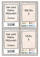 Vorschau - Stationenlernen - Wer wird Mathe-Millionär Division - Seite 3