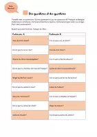 Vorschau - Arbeitsblätter - Des questions et des questions - Fragen mit est-ce que - Tandembogen und Partnerinterview - Seite 2