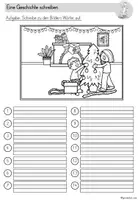 Vorschau - Arbeitsblätter - Erste Geschichten schreiben / 3 Weihnachtsgeschichten / Weihnachten (1. Klasse) - Seite 3