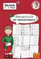 Vorschau - Arbeitsblätter - Bildergeschichte Weihnachten | Weihnachtsgeschichte schreiben Klasse 2-4 - Deckblatt