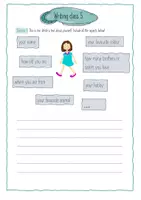 Vorschau - Arbeitsblätter - Writing Englisch Klasse 5 und 6 differenziert - Seite 1