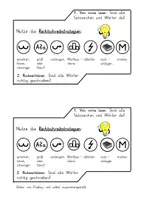 Vorschau - Merkblätter - Rechtschreibstrategien: Korrekturkarte für Texte (Selbstkontrolle) - Deutsch - Kl. 3/4 - Seite 2