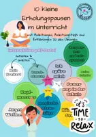 Vorschau - Aufgabenkarten - 10 kleine Erholungspausen im Unterricht - Deckblatt