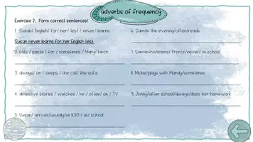 Vorschau - Arbeitsblätter - adverbs of frequency differenziert Klasse 5, 6, 7 - Seite 3
