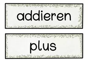 Vorschau - Präsentationen/Tafelbilder - Tafelkarten Addition, Subtraktion, Multiplikation und Division - Seite 2