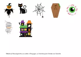Vorschau - Arbeitsblätter - Halloween Schreibanlässe - Seite 2