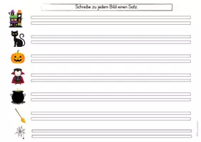 Vorschau - Arbeitsblätter - Halloween Schreibanlässe - Seite 3