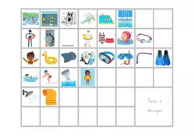 Aperçu - Jeux - Tableau bavard piscine - Page de couverture