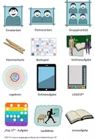 Vorschau - Arbeitsblätter - Wochenplan für den DaZ-Unterricht "Im Park" 3-fach differenziert - DaZ / DaF / Deutsch - Seite 1