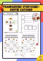 Vorschau - Spiele - Thanksgiving storycube+cootie catcher. - Deckblatt