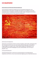 Vorschau - Arbeitsblätter - Die Sowjetunion - Gründung, Kalter Krieg bis Zusammenbruch - Seite 1