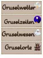 Vorschau - Unterrichtsreihen - Gruselgeschichten Kl 4 - Seite 1
