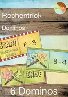 Vorschau - Spiele - Rechentricks - 6 Dominos - Deckblatt
