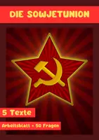 Vorschau - Arbeitsblätter - Die Sowjetunion - Gründung, Kalter Krieg bis Zusammenbruch - Deckblatt