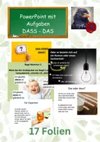 Vorschau - Präsentationen/Tafelbilder - das oder dass - Deckblatt