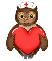 Vorschau - selbst erstellte Cliparts/Grafiken - Clipart für die Krankenmappe ("Gute Besserung"- Eule) - Seite 3
