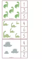 Vista previa - Tarjetas / Manipulativos - Targetes DinoMATEMÀTIQUES @lamestrarosa - página 2