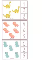 Vista previa - Tarjetas / Manipulativos - Targetes DinoMATEMÀTIQUES @lamestrarosa - página 3