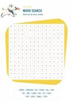 Aperçu - Jeux - The velociraptor Word search - Page 1