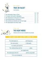 Aperçu - Apprentissages en autonomie - The velociraptor, True or false / The right word - Page 2