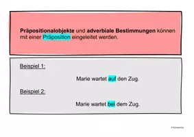 Vorschau - Arbeitsblätter - Adverbiale Bestimmung oder Präpositionalobjekt - Seite 3