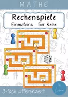Vorschau - Spiele - Rechenspiele - Einmaleins - 5er Reihe - differenziert - Deckblatt