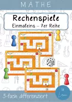 Vorschau - Spiele - Rechenspiele - Einmaleins - 7er Reihe - differenziert - Deckblatt