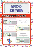 Vista previa - Hojas de trabajo - APOYO DE MESA. PRIMER CICLO EP. @xiz.maxico - Portada