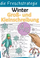 Vorschau - Unterrichtsreihen - Winter - Groß- und Kleinschreibung üben - Fresch - Deckblatt