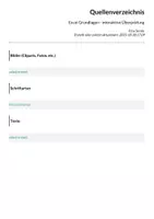 Vorschau - Arbeitsblätter - Excel Grundlagen - interaktive Überprüfung - Seite 3