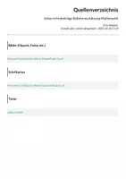 Vorschau - Anderer Materialtyp - Unterrichtsbeiträge Selbsteinschätzung Mathematik - Seite 1