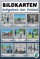 Vorschau - Bildkarten - Bildkarten "Aufgaben der Polizei" DaZ / DaF / Deutsch - Deckblatt